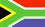 Flag from South Africa